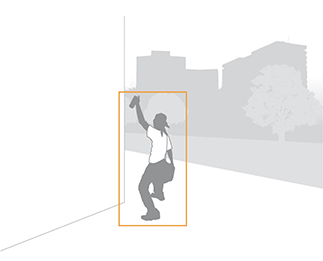 Illustration von loitering und stopped object detection