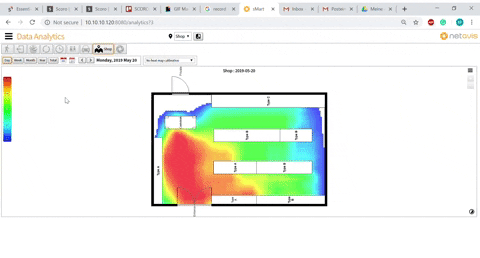 heat map gif visualizes customer behaviour